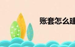 账套怎么建立（账套）