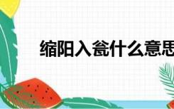 缩阳入瓮什么意思（缩阳入腹危害）
