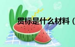 贯标是什么材料（贯标是什么意思）