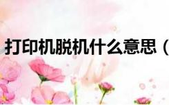 打印机脱机什么意思（打印机脱机什么意思）