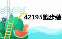 42195跑步装备（421文档）
