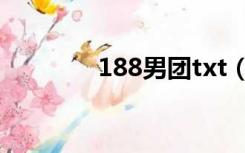 188男团txt（188男团txt）
