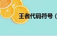 王者代码符号（王者代打平台）