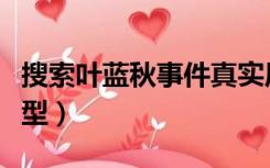 搜索叶蓝秋事件真实原型（搜索叶蓝秋事件原型）