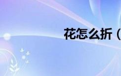 花怎么折（花怎么折）