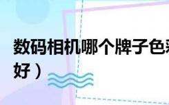 数码相机哪个牌子色彩好（数码相机哪个牌子好）