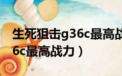 生死狙击g36c最高战力是多少（生死狙击g36c最高战力）