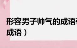 形容男子帅气的成语带蓝字（形容男子帅气的成语）