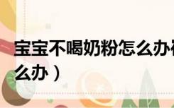 宝宝不喝奶粉怎么办崔玉涛（宝宝不喝奶粉怎么办）