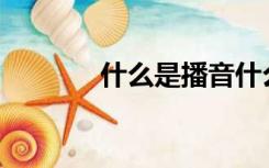 什么是播音什么是播音艺考？