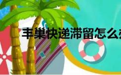 丰巢快递滞留怎么办（丰巢快递滞留）