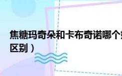 焦糖玛奇朵和卡布奇诺哪个好喝（焦糖玛奇朵和卡布奇诺的区别）