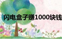 闪电盒子赚1000块钱（闪电盒子赚钱技巧）