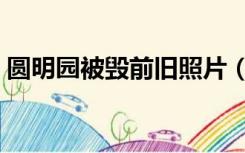 圆明园被毁前旧照片（圆明园被毁前的资料）