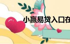 小赢易贷入口在哪（小赢易贷）