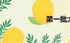 第一批大赦战犯