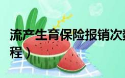 流产生育保险报销次数（流产生育保险报销流程）