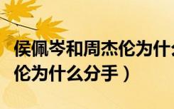 侯佩岑和周杰伦为什么会分手（侯佩岑和周杰伦为什么分手）