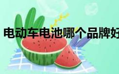 电动车电池哪个品牌好（电动车电池排行榜）