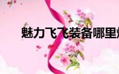 魅力飞飞装备哪里爆（魅力飞飞官网）