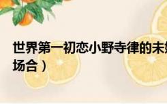 世界第一初恋小野寺律的未婚妻（世界第一初恋小野寺律的场合）