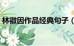 林徽因作品经典句子（林徽因作品经典语录）