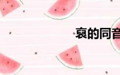 裒的同音字（裒）