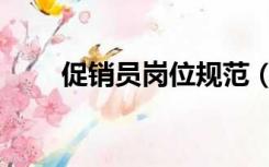 促销员岗位规范（促销员岗位职责）
