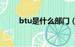 btu是什么部门（btu是什么单位）