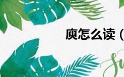 庾怎么读（庾怎么读）