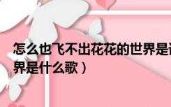 怎么也飞不出花花的世界是谁唱的（怎么也飞不出花花的世界是什么歌）