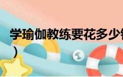 学瑜伽教练要花多少钱（学瑜伽教练要多少钱）