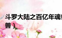 斗罗大陆之百亿年魂兽（斗罗大陆之百亿年魂兽）