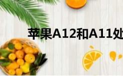 苹果A12和A11处理器有什么区别？