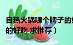 自热火锅哪个牌子的好吃（自热火锅哪个牌子的好吃 求推荐）