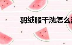 羽绒服干洗怎么洗（羽绒服干洗）