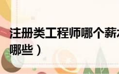 注册类工程师哪个薪水最高（注册类工程师有哪些）