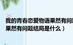 我的青春恋爱物语果然有问题结局好吗（我的青春恋爱物语果然有问题结局是什么）