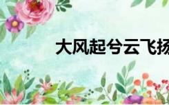 大风起兮云飞扬（大风号官网）