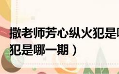 撒老师芳心纵火犯是哪一期（撒贝宁芳心纵火犯是哪一期）