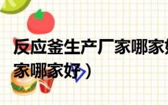 反应釜生产厂家哪家好静海区（反应釜生产厂家哪家好）