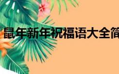 鼠年新年祝福语大全简短（鼠年新年祝福语）