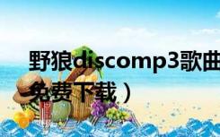 野狼discomp3歌曲下载（野狼disco mp3免费下载）