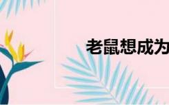 老鼠想成为一把钻石剑