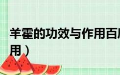 羊霍的功效与作用百度百科（羊霍的功效与作用）