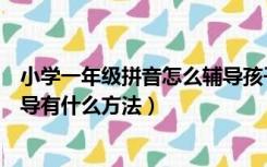 小学一年级拼音怎么辅导孩子容易学会（小学一年级拼音辅导有什么方法）