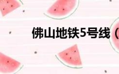佛山地铁5号线（佛山地铁5号线）