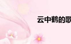 云中鹤的歌词是什么？