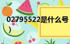 02795522是什么号（02795522是什么电话）