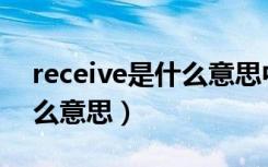 receive是什么意思中文翻译（receiVe是什么意思）